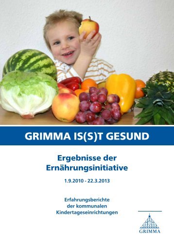 Ergebnisse der Ernährungsinitative - Stadt Grimma