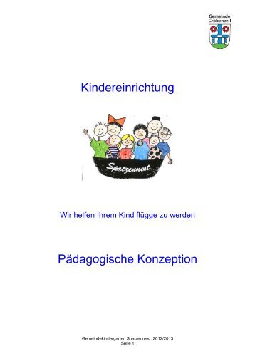 Kindereinrichtung Pädagogische Konzeption - Gröbenzell