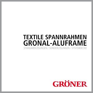 GRONAL-ALUFRAME - Karl Gröner GmbH