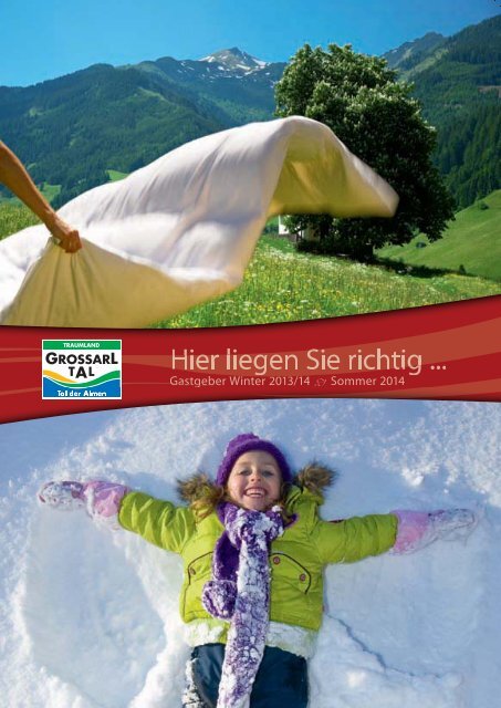 Hier liegen Sie richtig ... - Download brochures from Austria