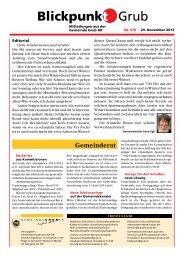 Ausgabe November 2013 - Gemeinde Grub