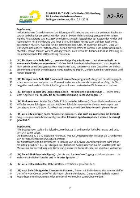 Tischvorlage der Delegiertenunterlagen (PDF) - BÜNDNIS 90/DIE ...