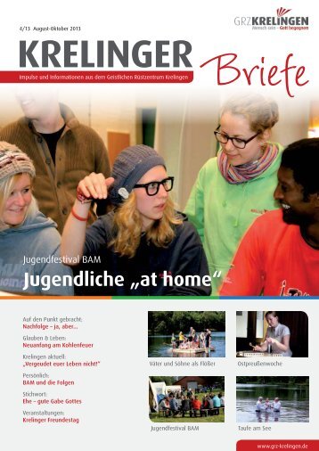 Jugendliche „at home“ - Geistliches Rüstzentrum Krelingen