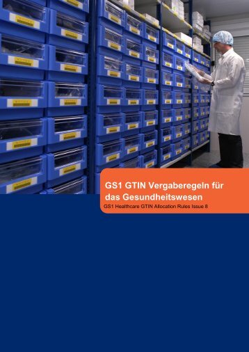 GS1 GTIN Vergaberegeln für das Gesundheitswesen