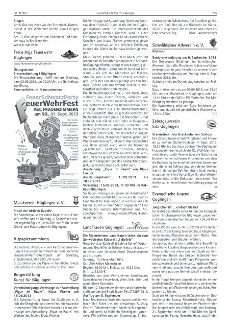 Ausgabe 30.08.2013 - Güglingen