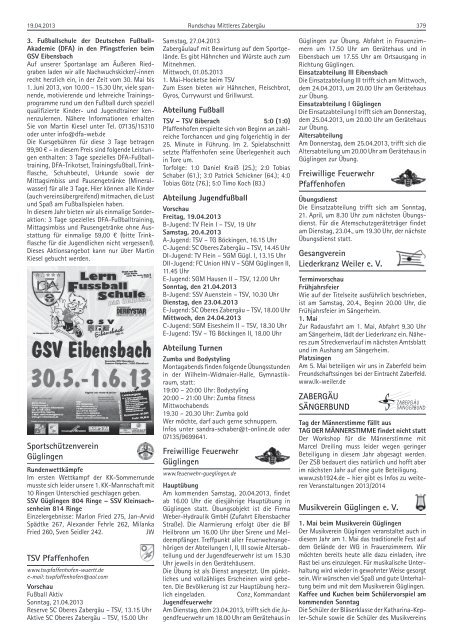 Ausgabe 19.04.2013 - Güglingen