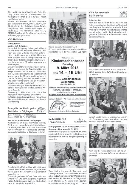 Ausgabe 01.03.2013 - Güglingen