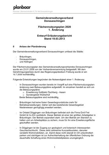 Gemeindeverwaltungsverband Donaueschingen ...
