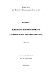 Rheinschifffahrtskommisson - Hessisches Archiv-Dokumentations