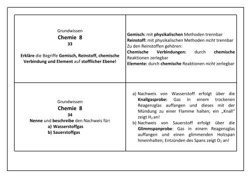 Grundwissen 8. Klasse - Gymnasium Waldkraiburg