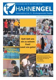 Ausgabe Juli-September 2013 - Evangelische Kirchengemeinde ...