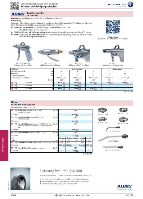 1. Katalog Elektrowerkzeuge und Maschinen - Hahn +Kolb ...