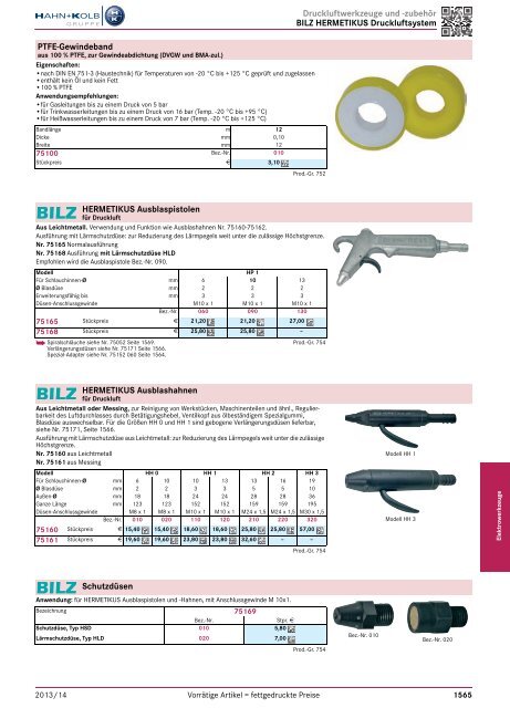 1. Katalog Elektrowerkzeuge und Maschinen - Hahn +Kolb ...