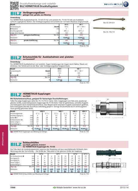 1. Katalog Elektrowerkzeuge und Maschinen - Hahn +Kolb ...