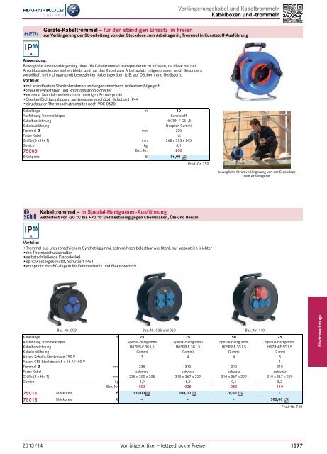 1. Katalog Elektrowerkzeuge und Maschinen - Hahn +Kolb ...