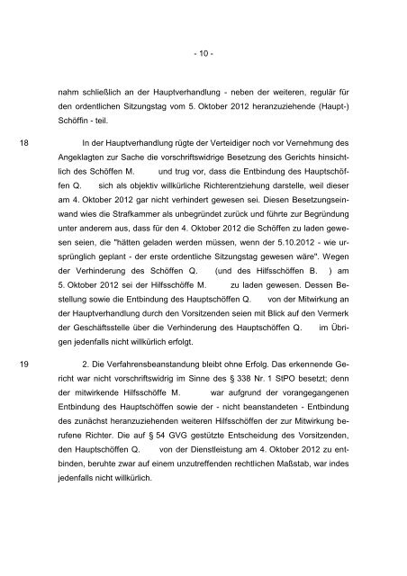 BUNDESGERICHTSHOF - Hamm und Partner, Rechtsanwälte