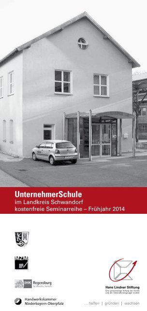 UnternehmerSchule - Hans Lindner Stiftung