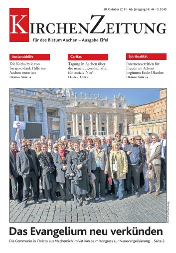 für das Bistum Aachen - Communio in Christo