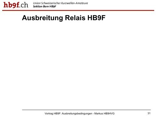 PDF zum Vortrag - HB9F