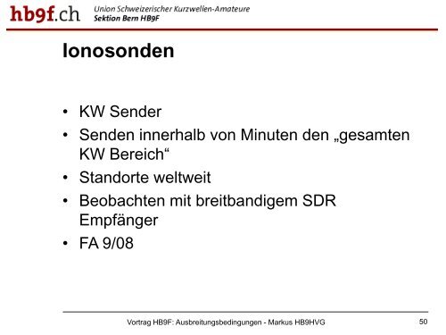 PDF zum Vortrag - HB9F