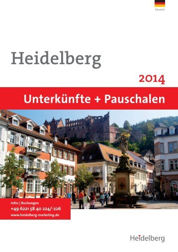 hotline +49 6221 58 40 224 /-226 - Heidelberg Marketing GmbH
