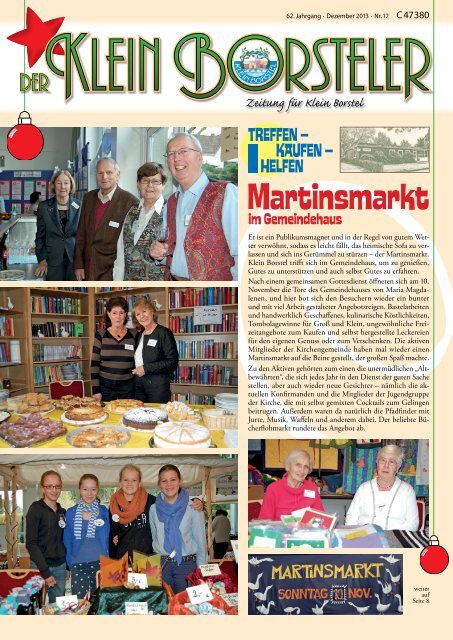 Martinsmarkt - Heimatverein Klein Borstel