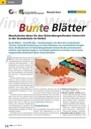 Bunte Blätter Bunte Blätter