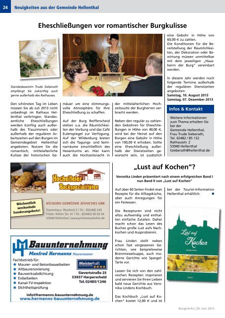 Ausgabe Juni 2013 - Gemeinde Hellenthal