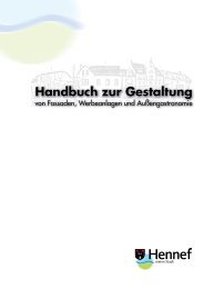 Handbuch zur Gestaltung - Hennef