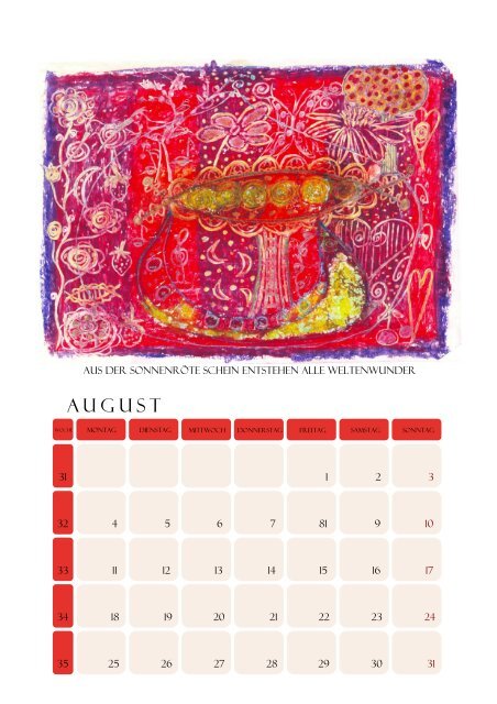 Wandkalender 2014 - von Dagmar&Ewald Neff