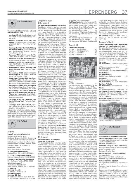 Artikel im Amtsblatt 29/2013 - Herrenberg