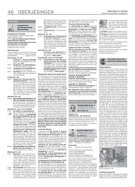 Artikel im Amtsblatt 29/2013 - Herrenberg