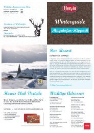 Zum aktuellen Winterguide - Hervis