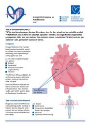 Schlaganfallprophylaxe bei VHV - Herzklinik Ulm