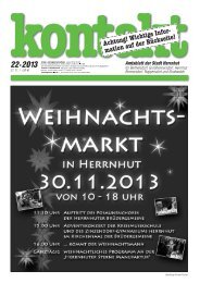 Ausgabe 22 (21.11.2013) PDF - Herrnhut