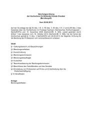 Berufungsordnungvom 26.6.2013 - HfBK Dresden