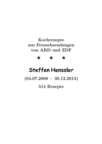 Steffen Henssler - hhollatz.de