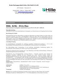 Hille -KSK - Elvis Duo - Emder Dachpappenfabrik