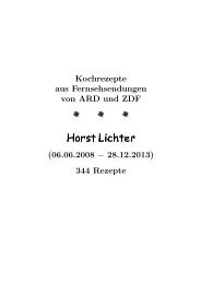 Horst Lichter - hhollatz.de