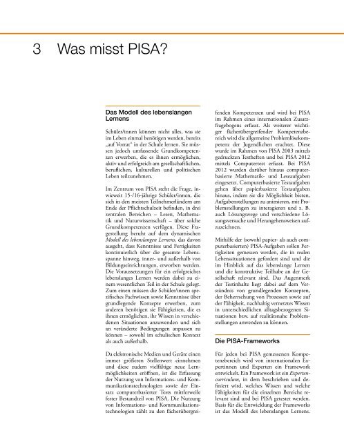 PISA 2012: Die Studie im Überblick - Bifie