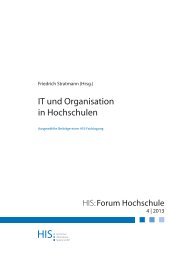 HIS:Forum Hochschule 4 | 2013 - Hochschul-Informations-System ...