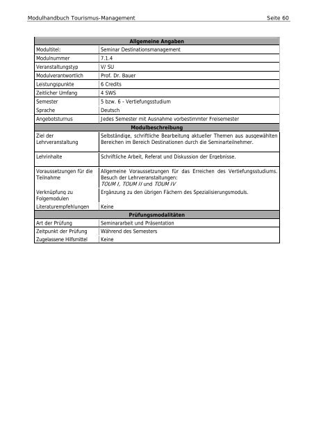 Modulhandbuch BA TO ALT Studinanfänger bis WS 2010/2011