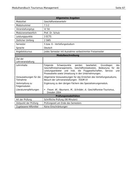 Modulhandbuch BA TO ALT Studinanfänger bis WS 2010/2011