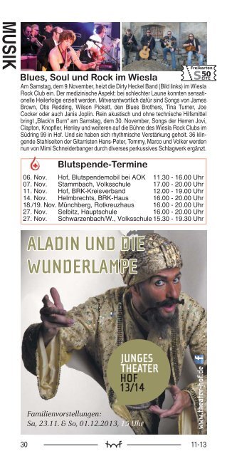 November - Hof Programm