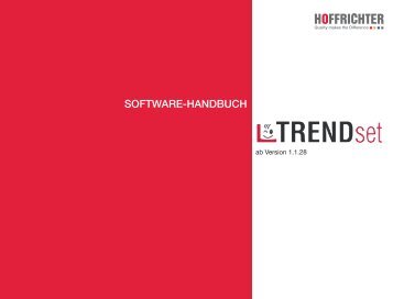 PDF - TRENDset Software Handbuch - Hoffrichter GmbH