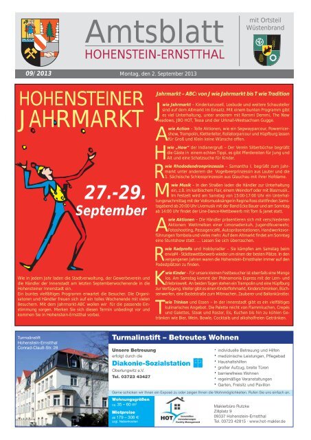 September 2013 - Stadt Hohenstein-Ernstthal
