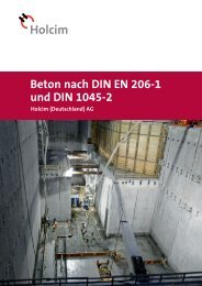 Beton nach DIN EN 206-1 und DIN 1045-2 - Holcim (Deutschland) AG