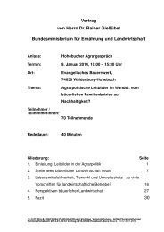 Präsentation Dr. Rainer Gießübel - Evangelisches Bauernwerk in ...