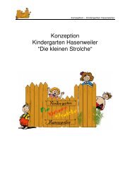 Konzeption- Kiga Hasenweiler - Horgenzell