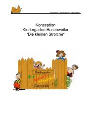 Konzeption- Kiga Hasenweiler - Horgenzell